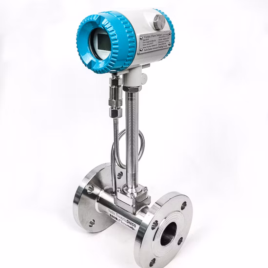 고정밀 DN25 유량계 증기 와류 세공 공기 유량계